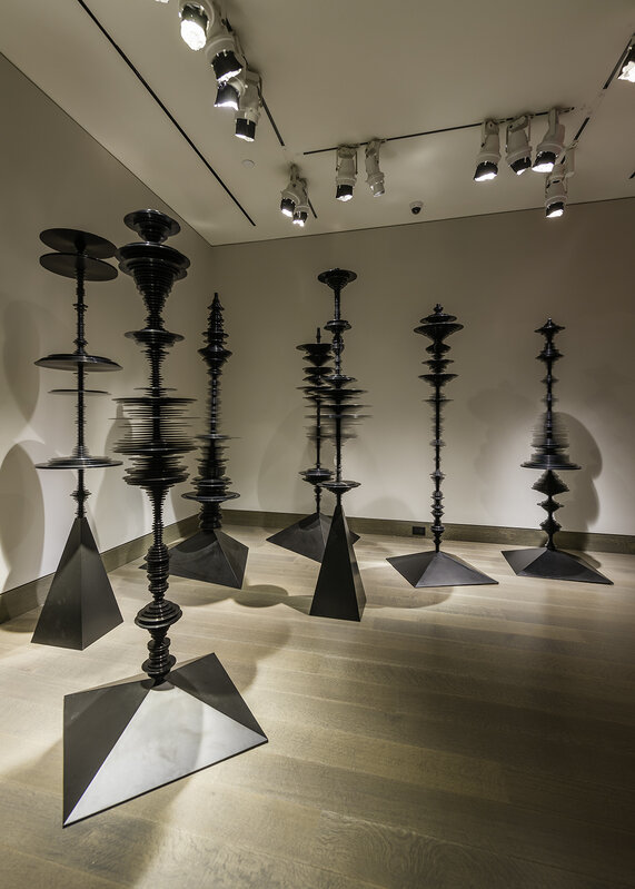 Elizabeth Turk, ‘Po'ouli ’, 2020, Sculpture, Anodized aluminum (black), Hirschl & Adler