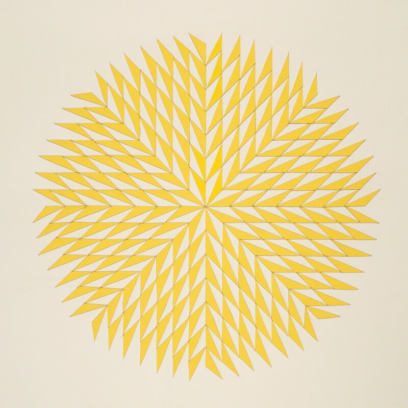 Lena Wolff, ‘Golden Dahlia’, 2012, Print, Polymer letterpress, The Watermill Center Benefit Auction