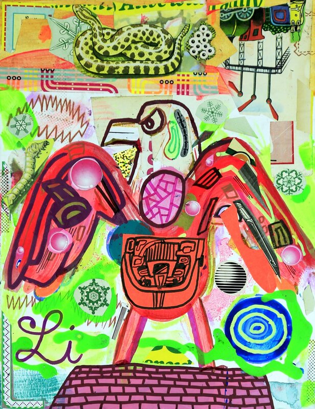 Joe Grillo, ‘Drawn in Costa Rica’, 2016, Drawing, Collage or other Work on Paper, Erdmann Contemporary