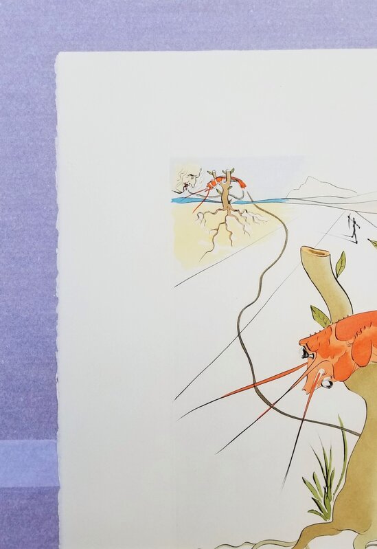 Salvador Dalí, ‘Le Téléphone (Lobster Telephone)’, 1975, Print, Engraving and Etching with Pochoir, Graves International Art