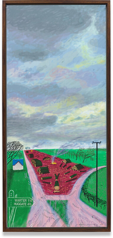 David Hockney, ‘Less Trees Near Warter’, 2009, Print, Inkjet printed computer drawing in colours, on wove paper flush-mounted to Alu-Dibond support (as issued)., Phillips