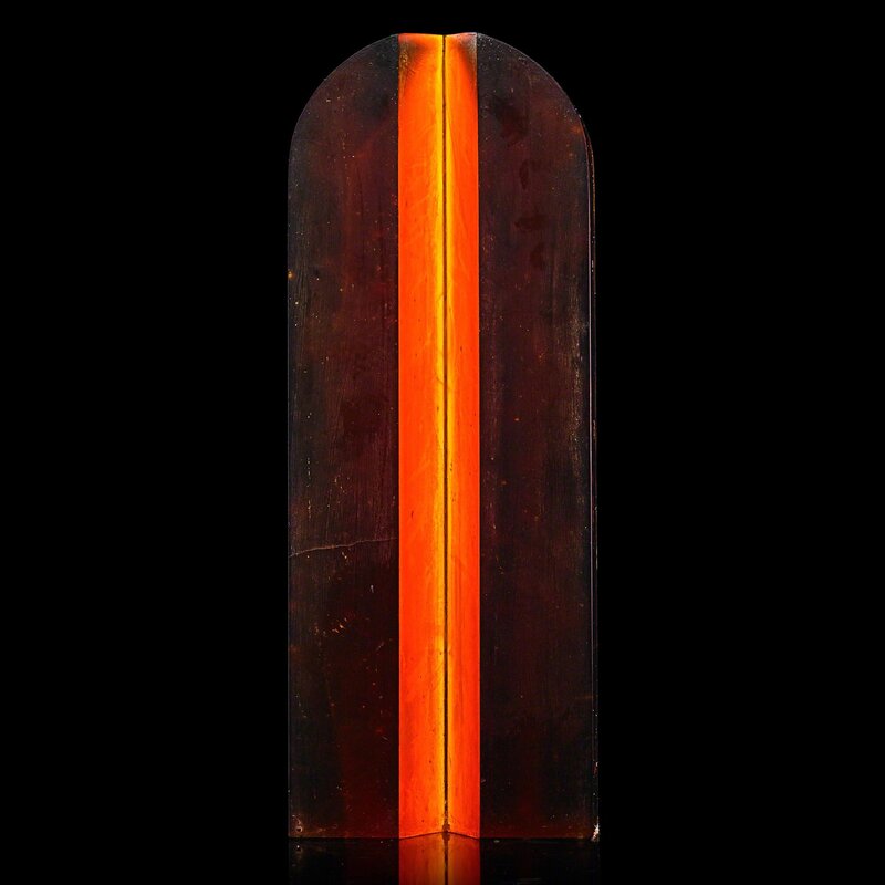 Anna Matouskova, ‘Untitled (Orange Red Tower)’, 2004, Sculpture, Cast glass, Czech Republic, Rago/Wright/LAMA/Toomey & Co.