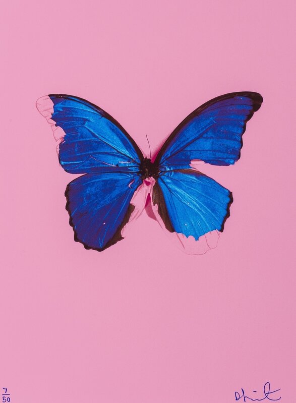 Damien Hirst, ‘Blue Butterfly’, 2006, Print, Screenprint in colours with glaze, Forum Auctions