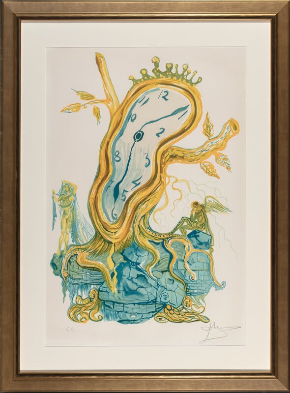 Salvador Dalí, ‘Stillness of Time, from Time’, 1976, Print, Photolithograph in colors on Arches paper, Heritage Auctions