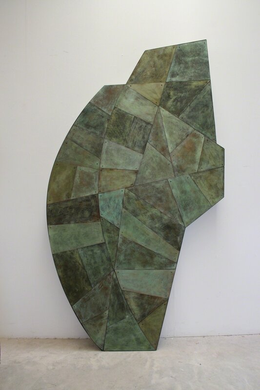 Catherine Lee, ‘Copper Clad’, 2008, Sculpture, Patinated Copper over painted wood, screws, Annely Juda Fine Art