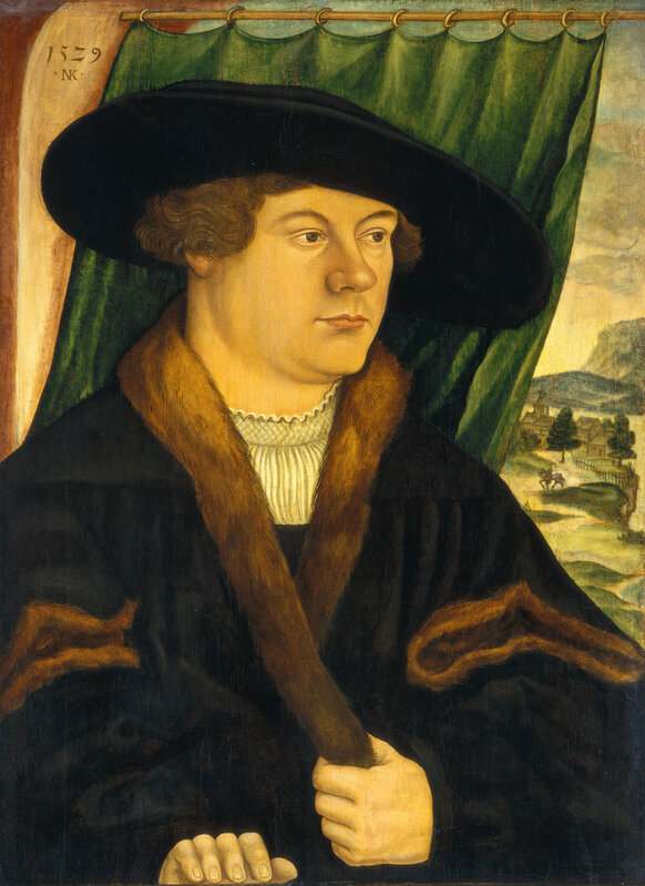 Nicolaus Kremer, ‘Portrait of a Nobleman’, 1529, Painting, Oil on panel, National Gallery of Art, Washington, D.C.