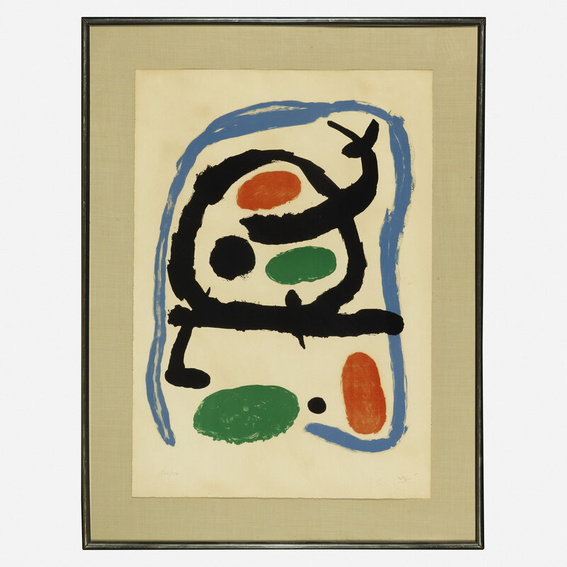 Joan Miró, ‘Poster for the Miro exhibition at the Musee National d'Art Moderne, Paris’, 1962, Print, Lithograph in colors, Rago/Wright/LAMA