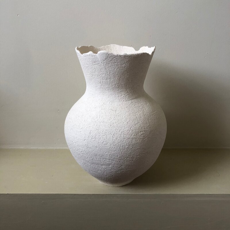 Emily Buck, ‘Dia’, 2020, Sculpture, Hand-built, textured off-white clay stoneware., Forsyth