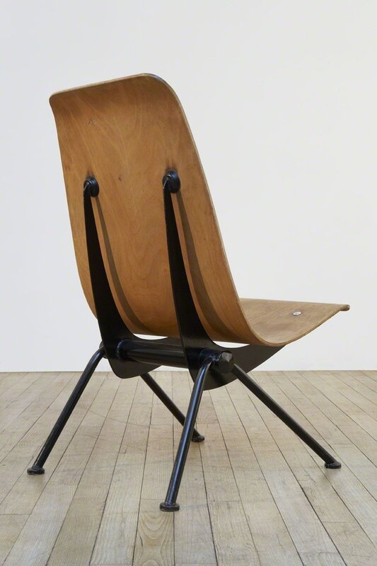 Jean Prouvé, ‘'Antony' chair’, 1954, Design/Decorative Art, Black lacquered bent steel frame supporting a plywood steat, Galerie Downtown - François Laffanour