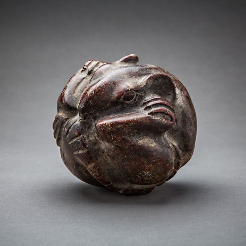 Unknown Bactrian, ‘Bactria-Margiana Jasper Sculpture of a Coiled Rodent’, 3000 BC to 1500 BC, Sculpture, Jasper, Barakat Gallery