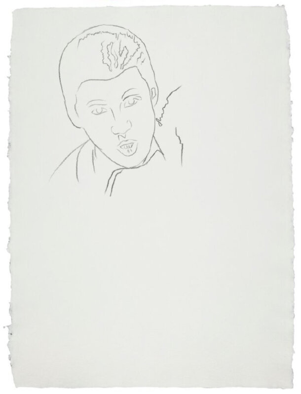 Andy Warhol, ‘Rats & Star Band Member’, ca. 1983, Drawing, Collage or other Work on Paper, Graphite on Paper, Hedges Projects