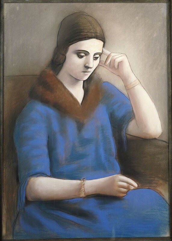 Pablo Picasso, ‘Olga penseive’, Painting, Musée Picasso Paris