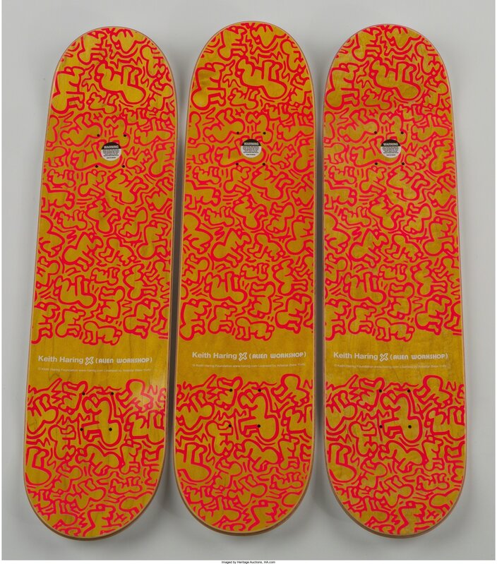 Keith Haring, ‘Skate Deck (set of three)’, 2012, Other, Heritage Auctions