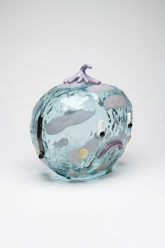 Joakim Ojanen, ‘Feeling blue today again :(’, 2020, Sculpture, Hand blown glass, Richard Heller Gallery