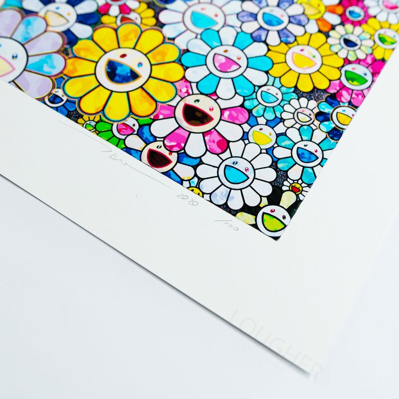 Takashi Murakami, ‘Flowers with Smiley Faces’, 2020, Print, Archival pigment print, Lougher Contemporary
