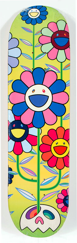 Takashi Murakami, ‘Takashi Murakami Flowers Skateboard Decks (Set of 2)’, 2017/2019, Design/Decorative Art, Screen-print on maple wood skate decks, Lot 180 Gallery