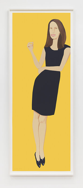 Alex Katz, ‘Black Dress 9 (Christy)’, 2015, Print, Silkscreen, Mary Ryan Gallery, Inc