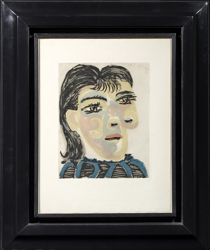 Pablo Picasso, ‘Tête de femme n°2, Dora Maar’, 1939, Print, Aquatint, Galerie Jean-François Cazeau