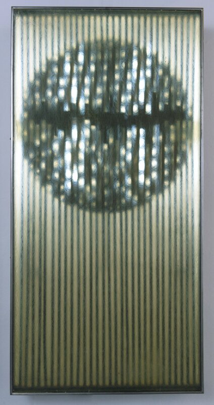 Nino Calos, ‘Mobile Lumineux N° 245’, 1969, Installation, Wood, plexiglas, motor, neon lights, RCM Galerie