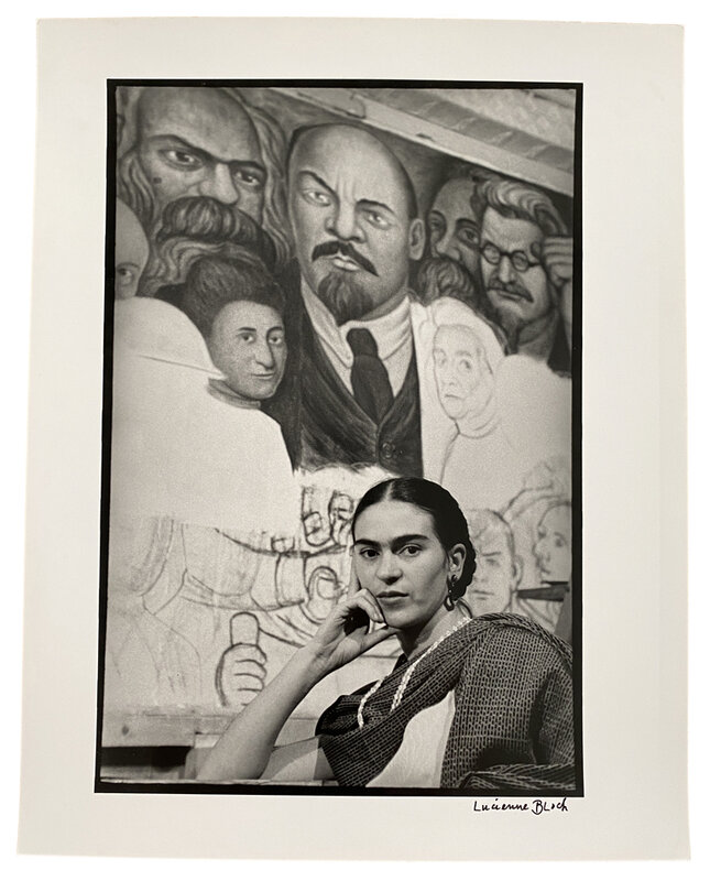 Lucienne Bloch, ‘Frida in front of the unfinished Unity Panel’, 1933, Photography, Gelatin silver print, PDNB Gallery