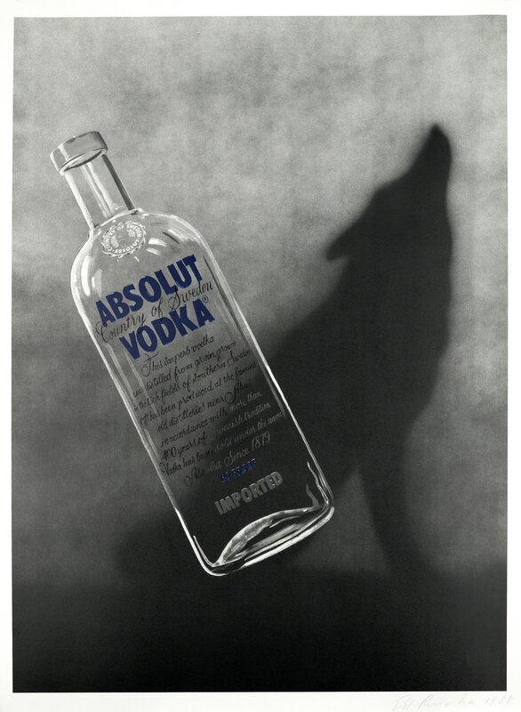 Ed Ruscha, ‘Absolut’, 1988, Print, Offset lithograph printed in colours, Forum Auctions
