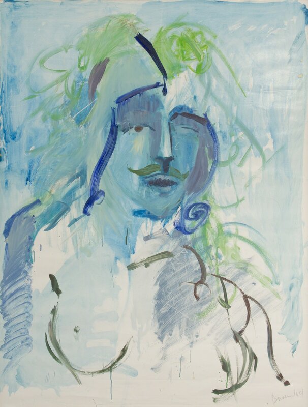 Michael Bowen, ‘Portrait’, ca. 1964, Painting, Oilwash, The Art Collection of the University of Agder
