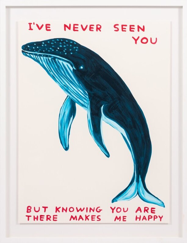 David Shrigley, ‘I've Never Seen You (Signed & Framed)’, 2020, Print, Screenprint in colours, Curator Style