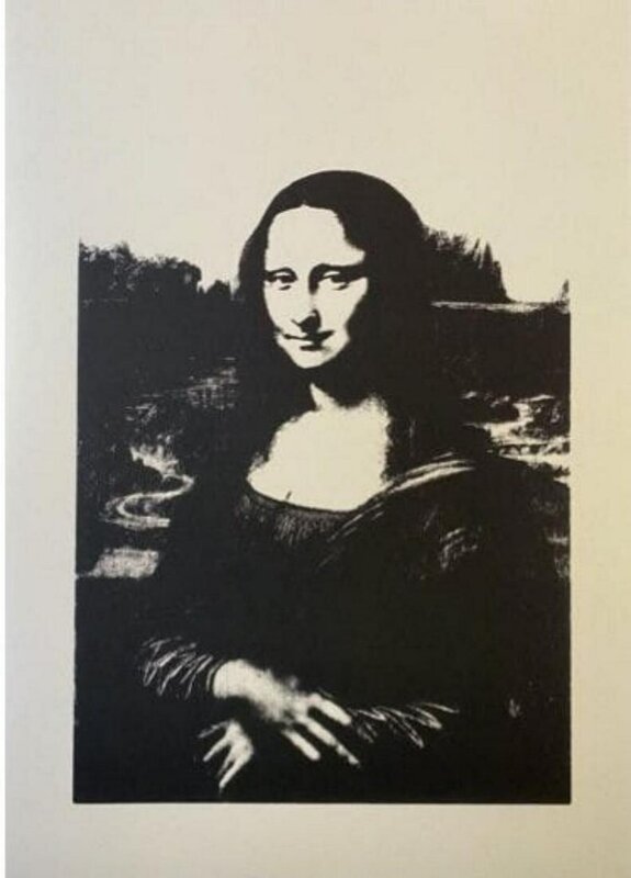 Sunday B. Morning, ‘Mona Lisa Black on Vellum’, 1970-2020, Print, Color screenprint on archival museum board, [FEUTEU]