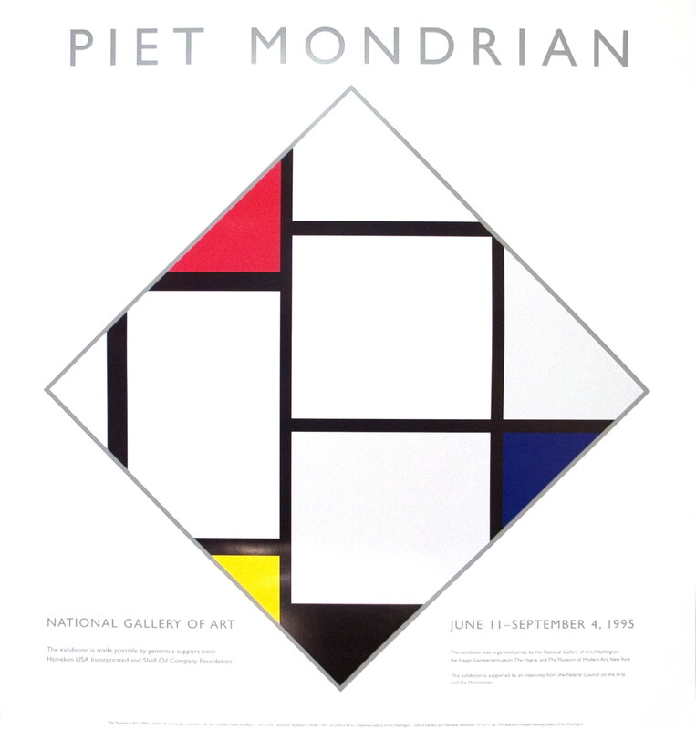 Piet Mondrian, ‘National Gallery’, 1995, Ephemera or Merchandise, Serigraph, ArtWise
