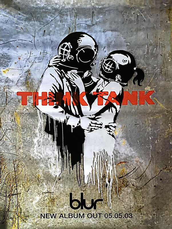 Banksy, ‘Think Tank’, 2003, Ephemera or Merchandise, Large bus stop promotional poster, Tate Ward Auctions