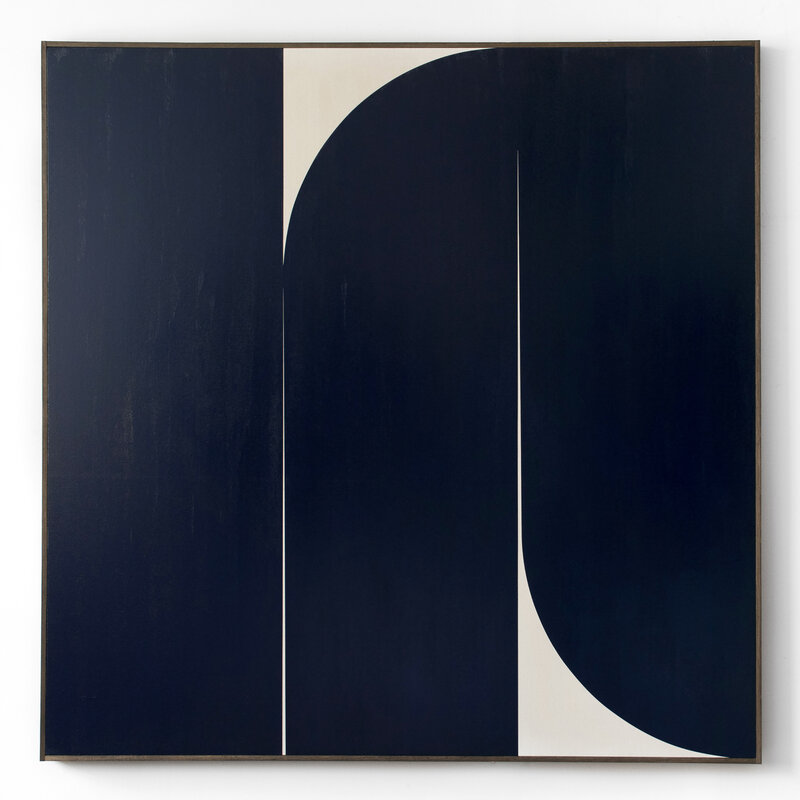 Johnny Abrahams, ‘Untitled (Blue 3)’, 2019, Painting, Oil on canvas, Romer Young Gallery