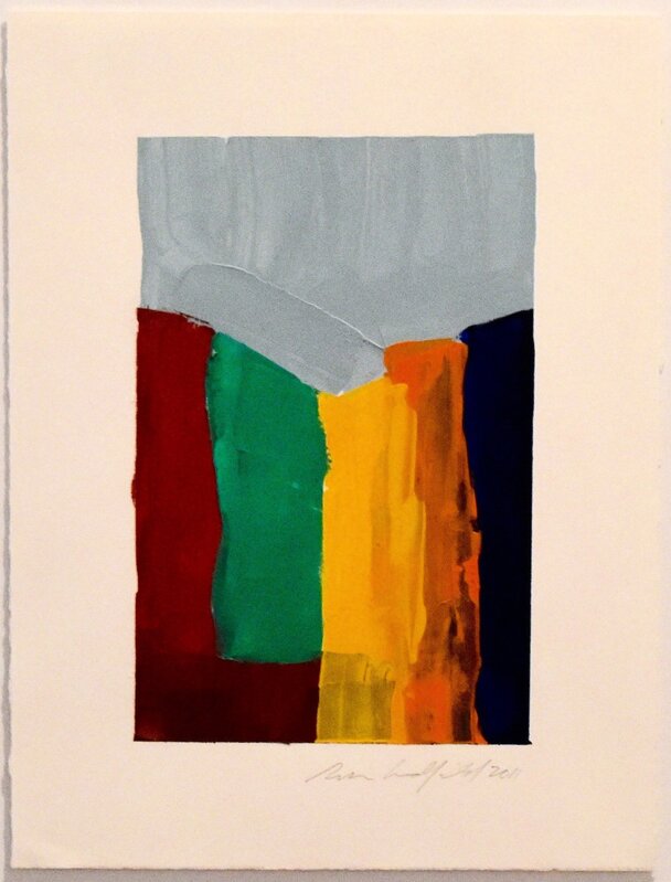 Ronnie Landfield, ‘Facing North’, 2011, Drawing, Collage or other Work on Paper, Acrylic on paper, International Studio & Curatorial Program Benefit Auction