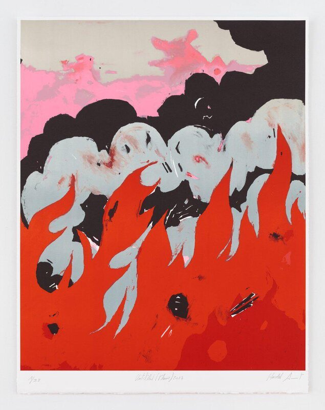 Harold Ancart, ‘Utitled (Flame)’, 2017, Print, Encres sur papier BKR Rives 300 g, Barter Art Advisory