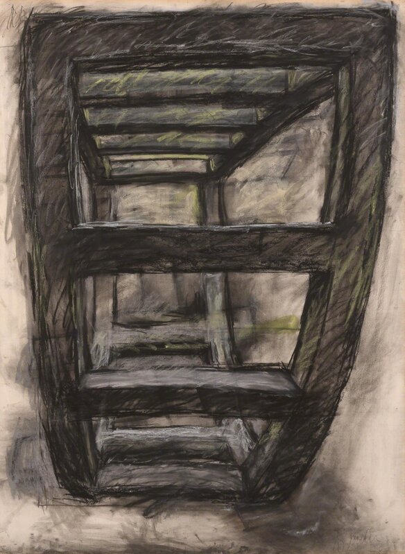 William Tucker, ‘Study for Sculpture’, 1981, Drawing, Collage or other Work on Paper, Charcoal and chalk on paper, Doyle