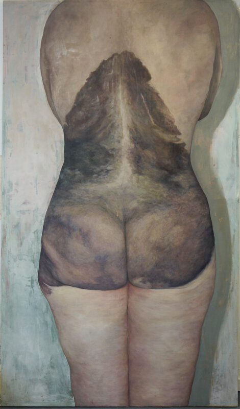 Laura Link, ‘Neavus Flammerus Gigantus 1’, 2014, Mixed Media, Oil, wax on canvas, Deichtorhallen Benefit Auction