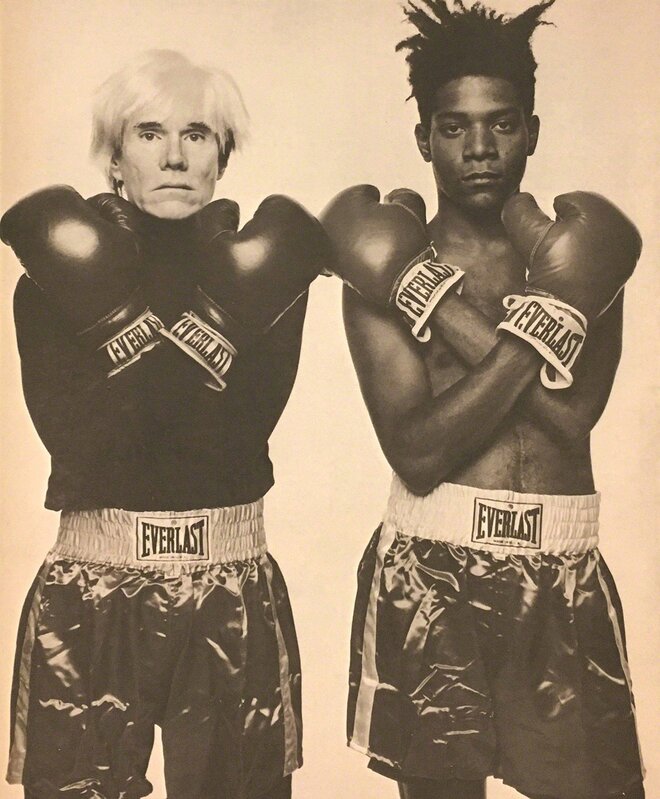Jean-Michel Basquiat, ‘Warhol Basquiat Shafrazi Boxing Advertisement 1985’, 1985, Ephemera or Merchandise, Offset printed, Lot 180 Gallery