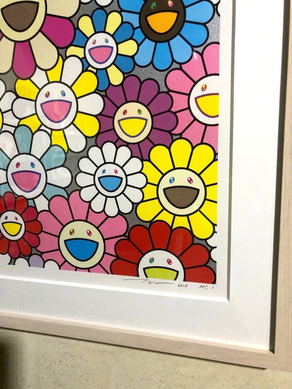 Takashi Murakami, ‘A Little Flower Painting: Pink, Purple And Many Other Colors’, 2018, Print, Silkscreen, Dope! Gallery