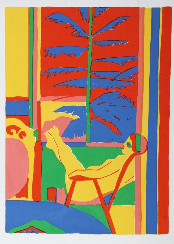 John Grillo, ‘Lady in a Chair’, ca. 1978, Print, Screenprint, RoGallery
