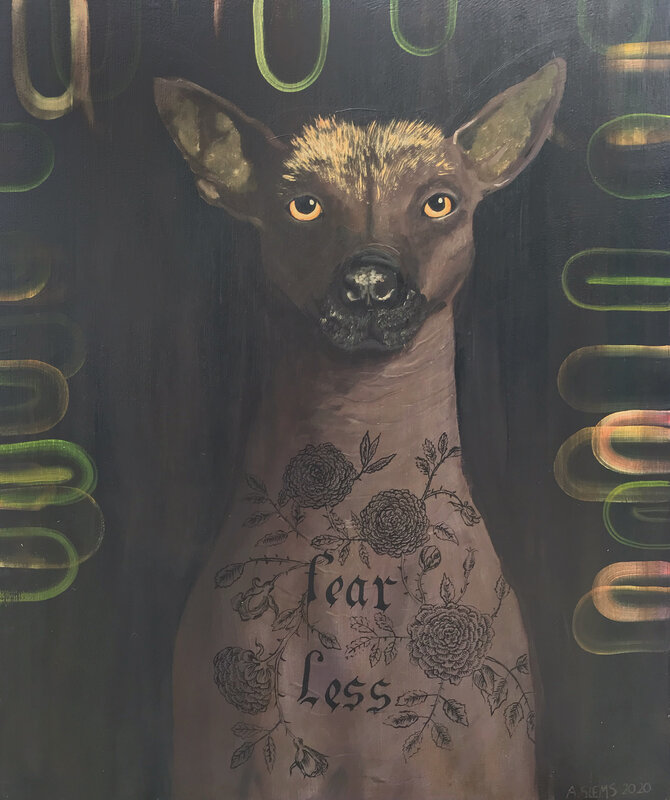 Anne Siems, ‘Fear Less’, 2020, Painting, Acrylic on panel, Visions West Contemporary