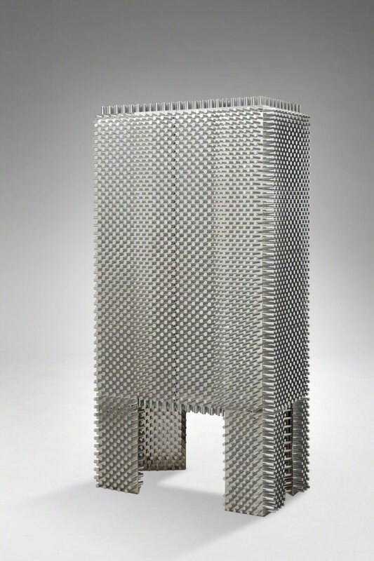 Mattia Bonetti, ‘Cabinet 'Fakir'’, 2004, Design/Decorative Art, Stainless steel, nickel plated  aluminium, David Gill Gallery