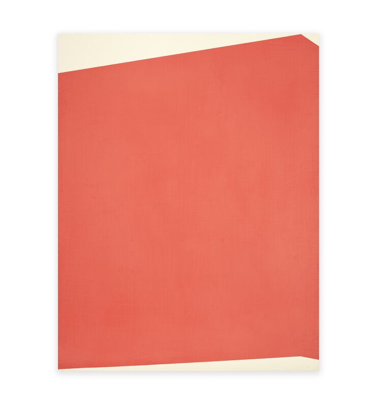 Jeff Kellar, ‘Corner Red’, 2022, Painting, Resin, clay and pigment on aluminum composite panel, Richard Levy Gallery