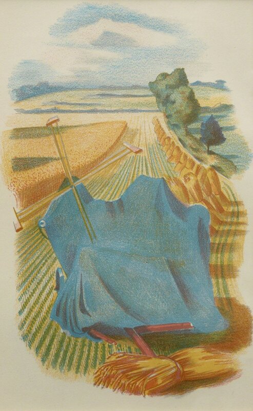 John Nash (1893-1977), ‘The Langollen Canal’, 1939, Print, Lithograph in colours on wove, Roseberys