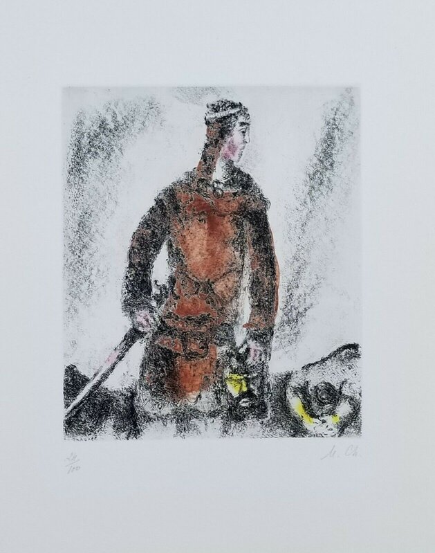 Marc Chagall, ‘David Vanquisher of Goliath’, 1956-1959, Print, Etching on Paper, Intrinsic Values