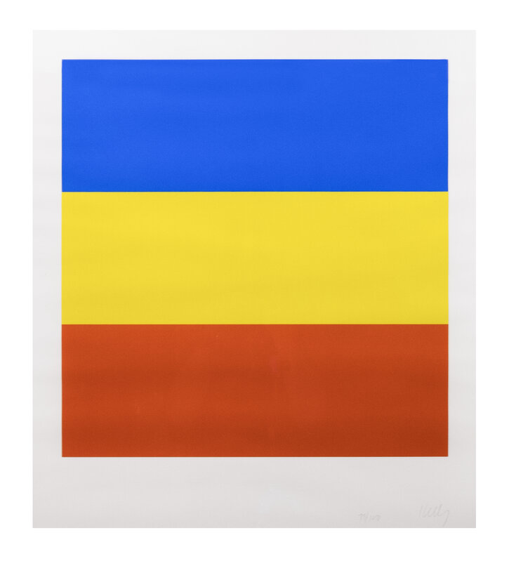 Ellsworth Kelly, ‘Untitled (Blue, Yellow, Red)’, 1970-1973, Print, Screenprint in colors on paper laid to board, Artsy x Rago/Wright