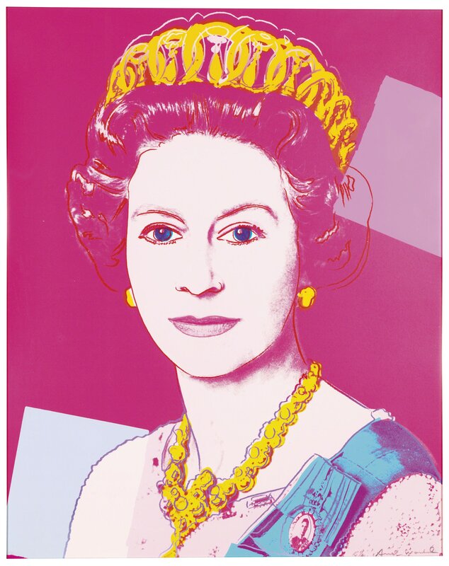 Andy Warhol, ‘Queen Elizabeth II, from: Reigning Queens (Royal Edition)’, 1985, Print, Screenprint in colours with diamond dust on Lenox Museum Board, Christie's