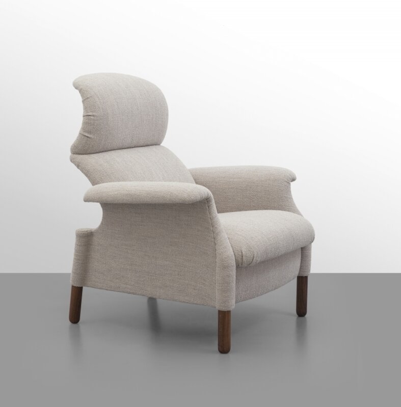 Gavina, ‘A 'Sanluca' armchair’, 1959, Design/Decorative Art, Wood structure  rosewood legs  and velvet upholstery., Aste Boetto