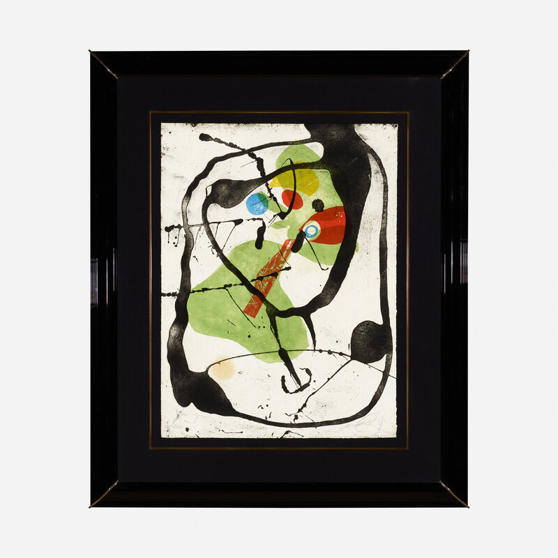 Joan Miró, ‘Grans Rupestres XXI’, 1979, Print, Etching and aquatint in colors, Rago/Wright/LAMA