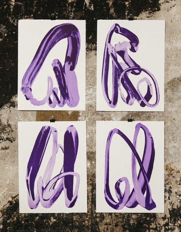 Adrian Falkner, ‘Violet Hand’, 2018, Print, Lithograph, Print Them All