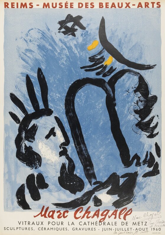 Marc Chagall, ‘Moise (Sorlier p.37)’, 1960, Print, Lithograph printed in colours on wove paper, Forum Auctions
