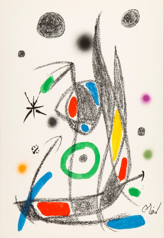 Joan Miró, ‘Maravillas con Variaciones Acrósticas 14’, 1975, Print, Original color lithograph on Guarro paper, Samhart Gallery